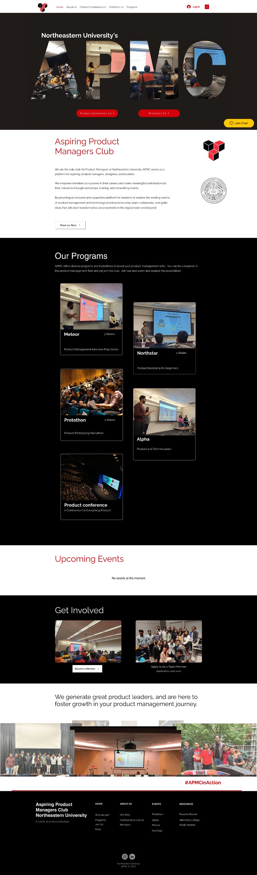 APMC homepage